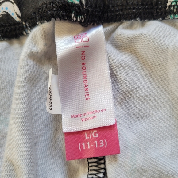 NOBO Black Day Of the Dead Full Length Leggings Size Junior's Large 11-13 NEW - Picture 4 of 4